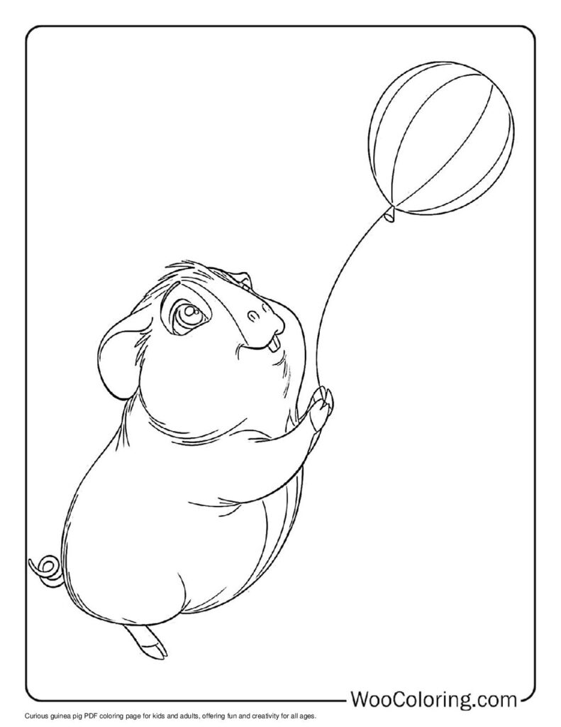 100 Guinea Pig coloring pages Free PDF To Print - 93