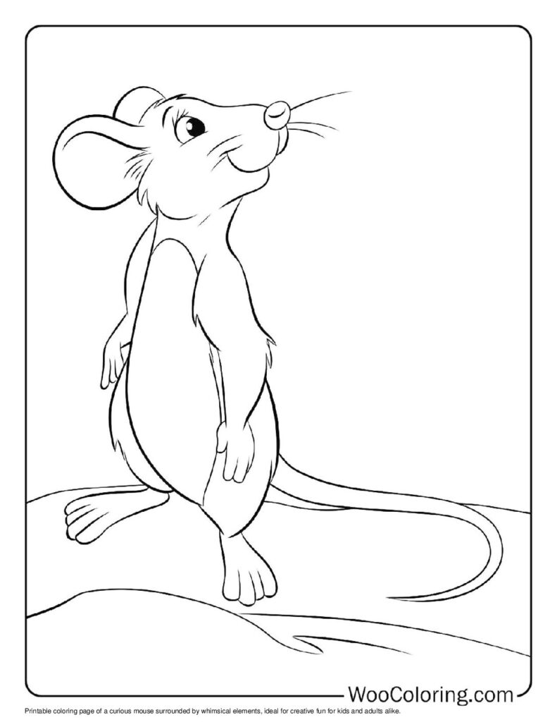 100  Mouse coloring pages  Free PDF To Print  - 13