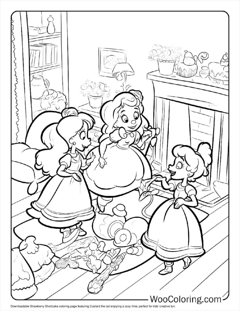 Custard’s Cozy Time To Color