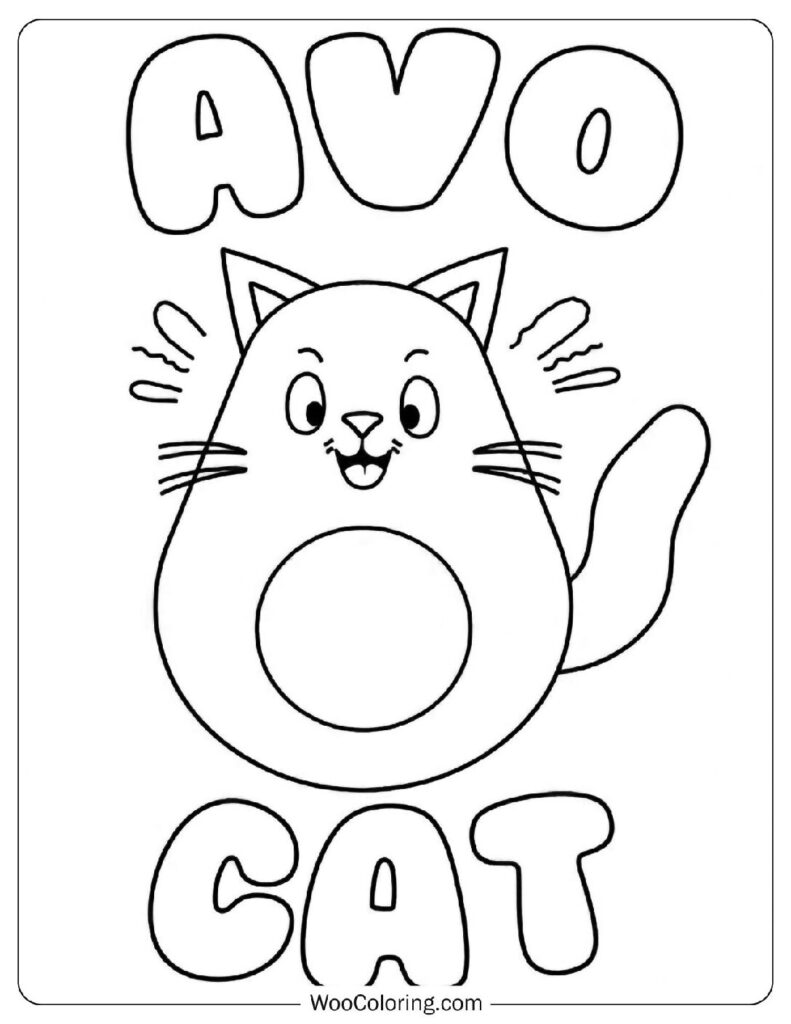 22 Avocado Coloring Pages  Free PDF To Print  - 35
