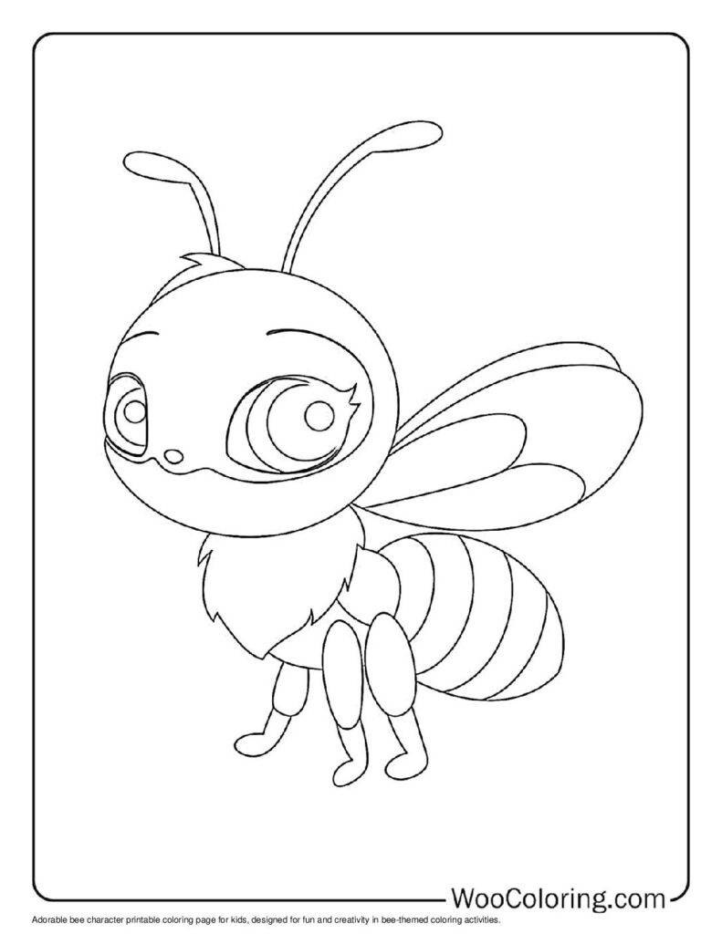 Cute Bee Character