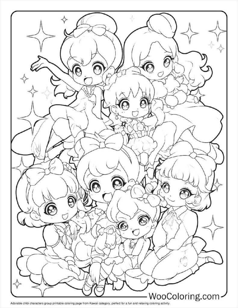 100  Kawaii coloring pages  Free PDF To Print  - 54