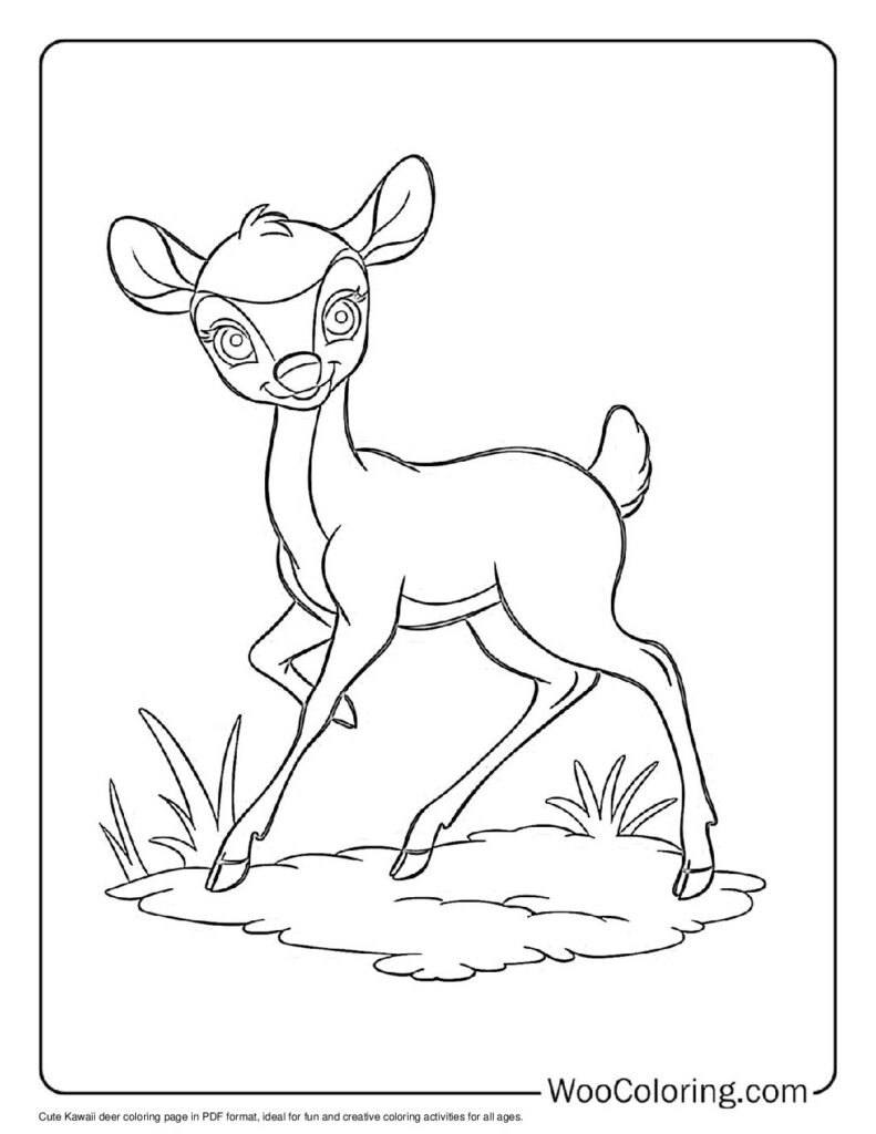 100  Deer coloring pages  Free PDF To Print  - 78