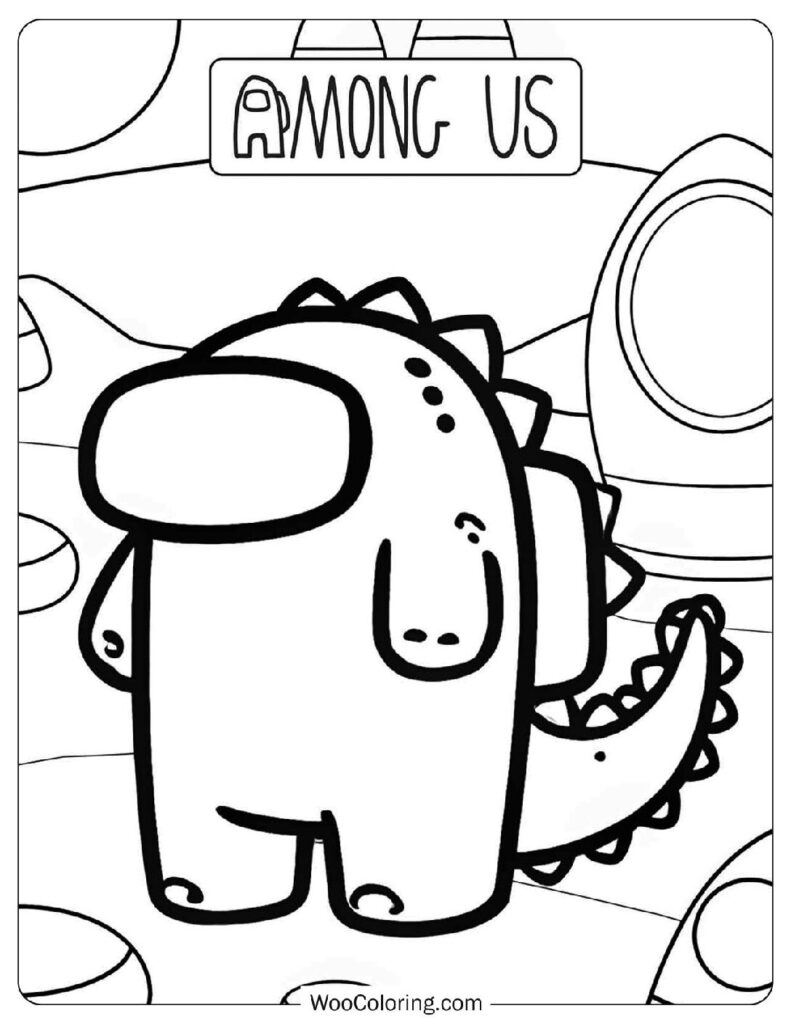 Dinosaur costume crewmate