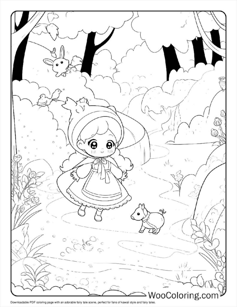 100  Kawaii coloring pages  Free PDF To Print  - 36