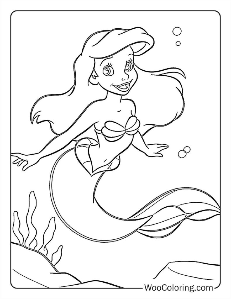 Cute Flounder's Brave Day