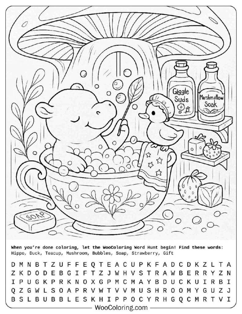 20 Cute Animals Coloring Pages  Free PDF To Print  - 38