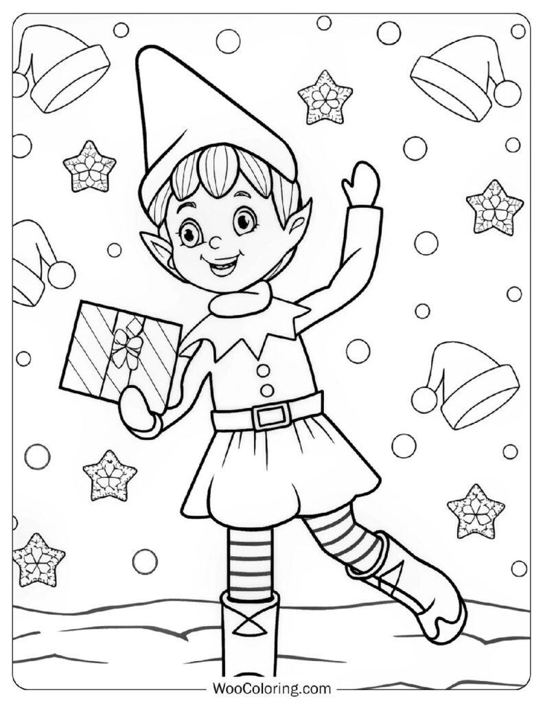 1 500 Christmas Coloring Pages  Free PDF To Print  - 65