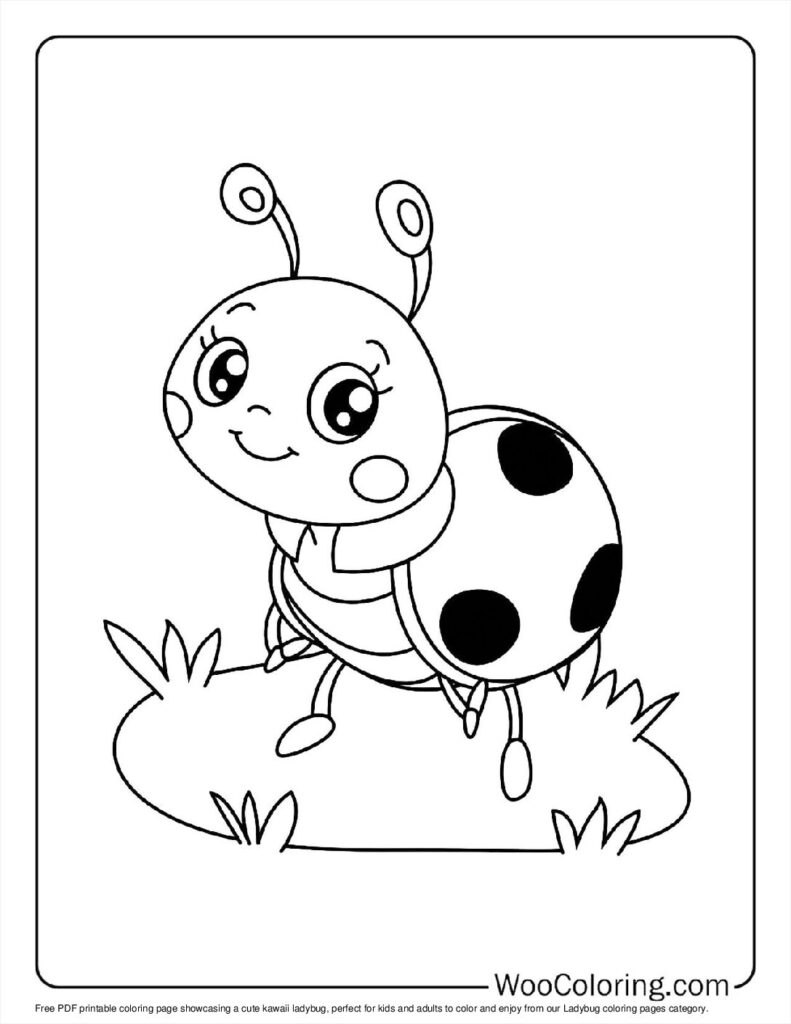 100  Ladybug coloring pages  Free PDF To Print  - 93