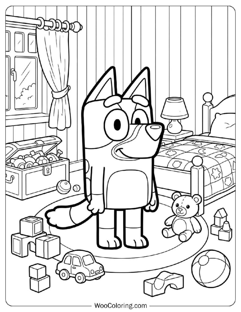 Cute Kids Room with Colorful Toys and Happy Home Theme