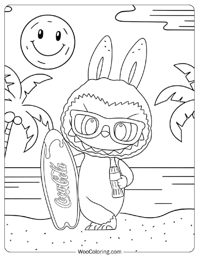 28 Labubu Coloring Pages Free PDF To Print - 67
