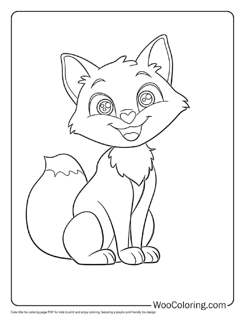 100  Fox coloring pages  Free PDF To Print  - 82