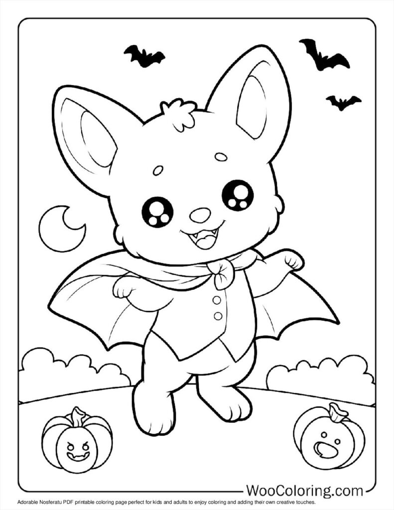 100 Vampire coloring pages Free PDF To Print - 77