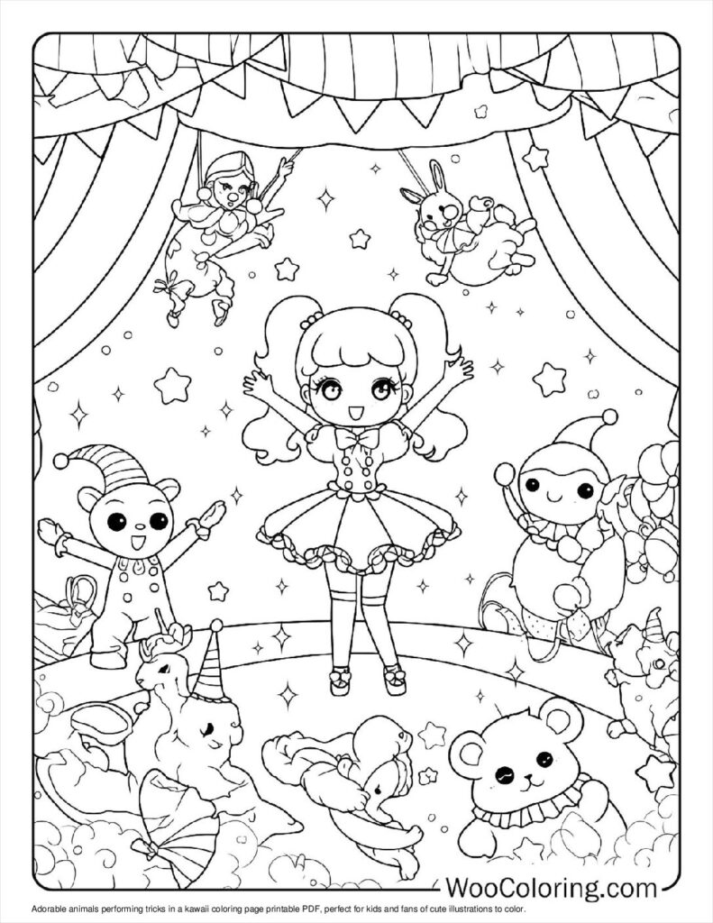 100  Kawaii coloring pages  Free PDF To Print  - 52