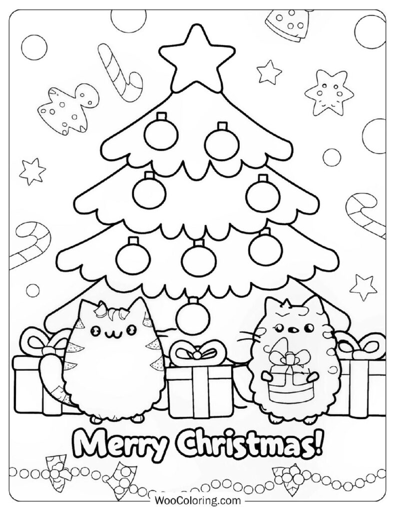 1 500 Christmas Coloring Pages  Free PDF To Print  - 45
