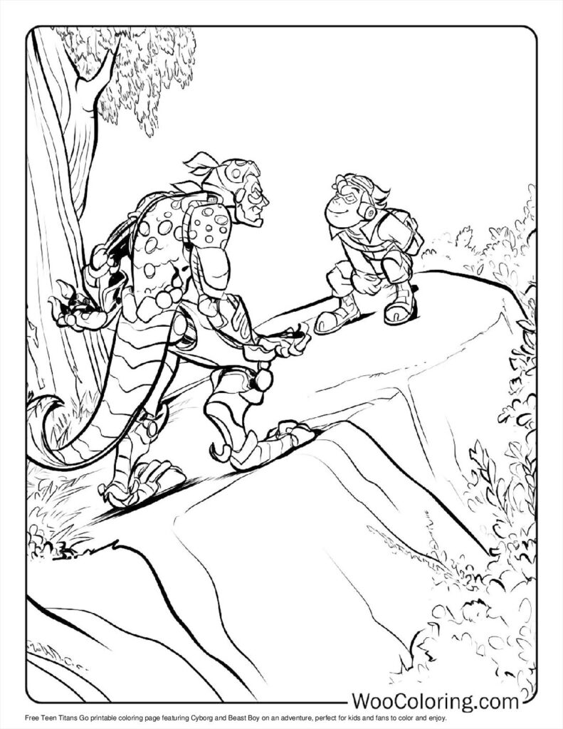 Cyborg and Beast Boy's Adventure