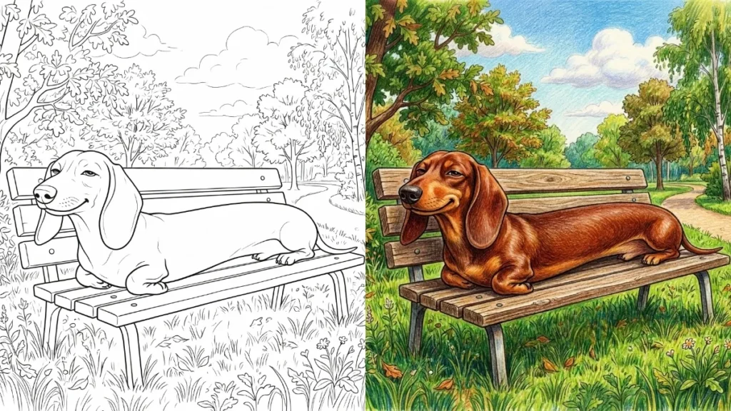 Dachshund Coloring Pages