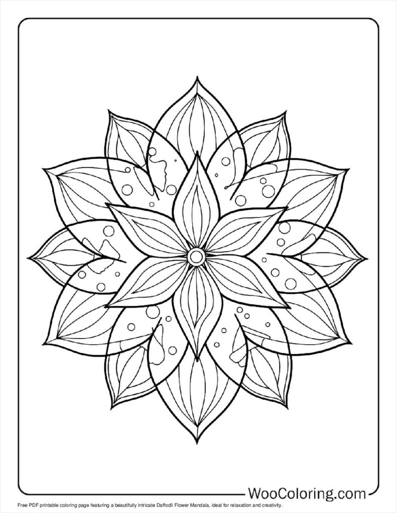 100  Flower Mandala coloring pages  Free PDF To Print  - 47