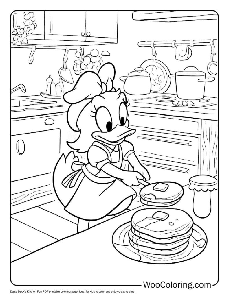100  Daisy Duck coloring pages  Free PDF To Print  - 61