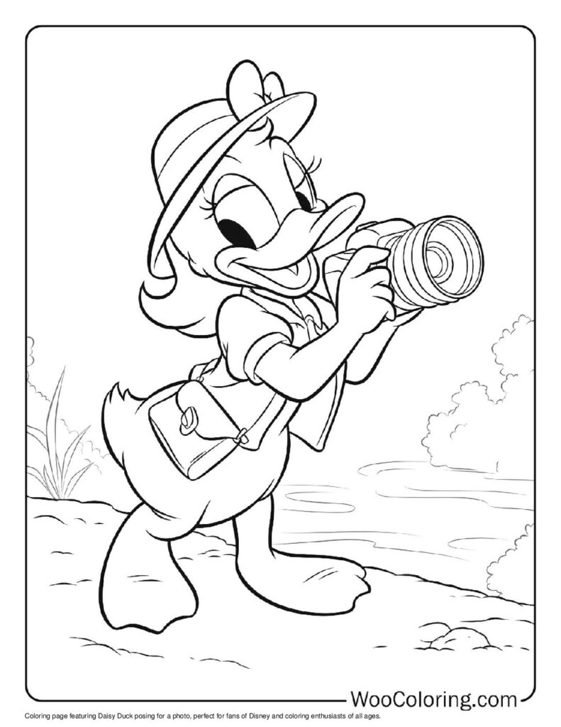 100  Daisy Duck coloring pages  Free PDF To Print  - 34