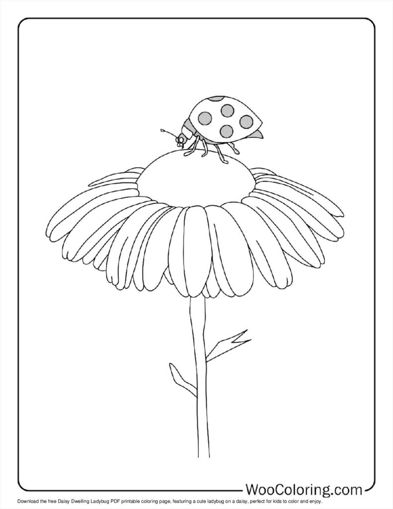 100  Ladybug coloring pages  Free PDF To Print  - 32