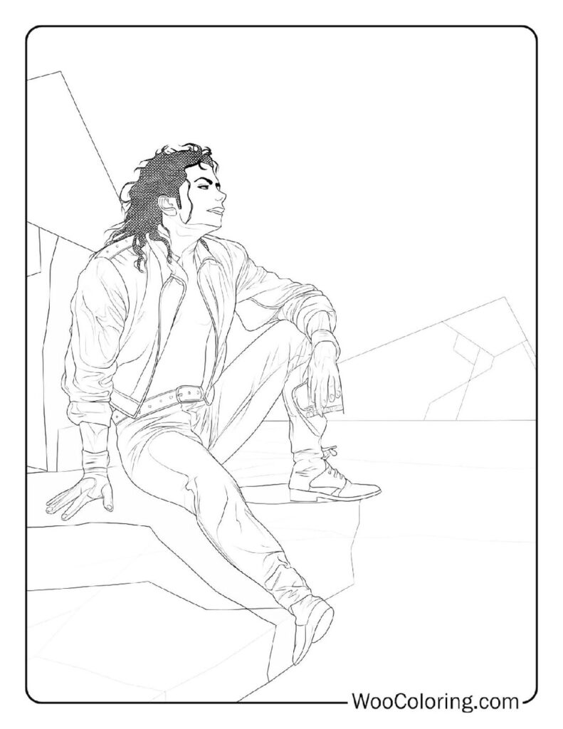 100  Michael Jackson coloring pages  Free PDF To Print  - 66