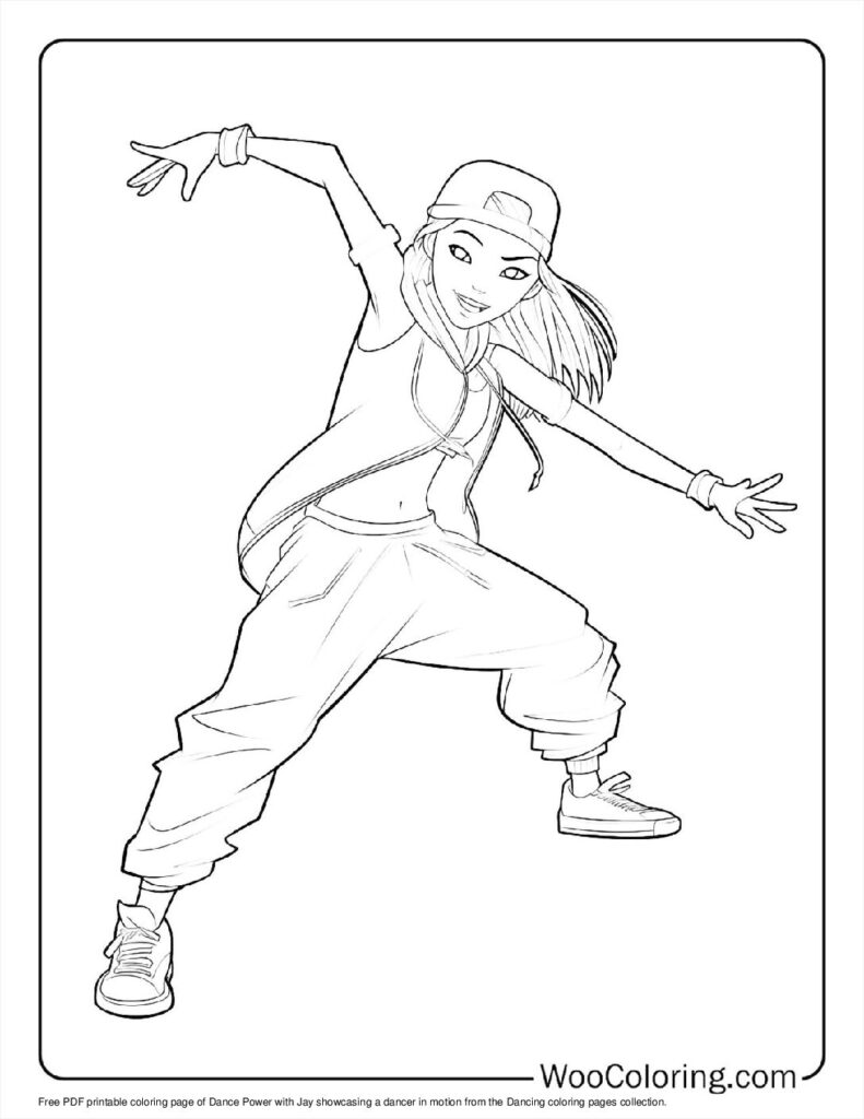 100  Dancing coloring pages  Free PDF To Print  - 67