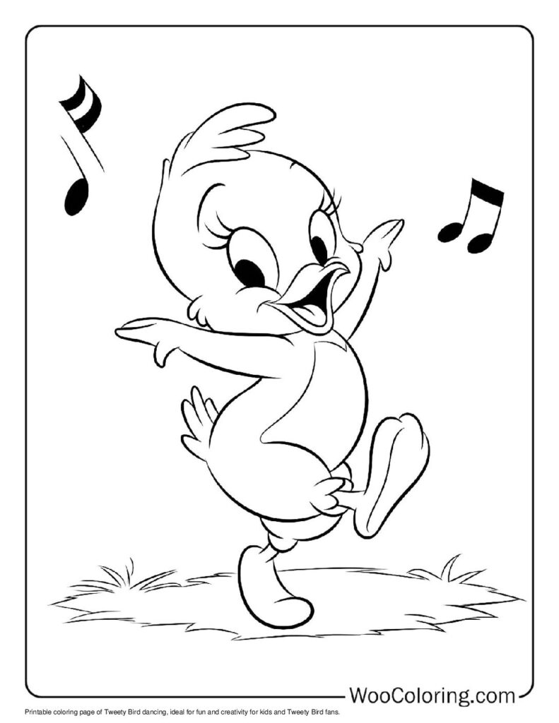 100  Tweety Bird coloring pages  Free PDF To Print  - 71