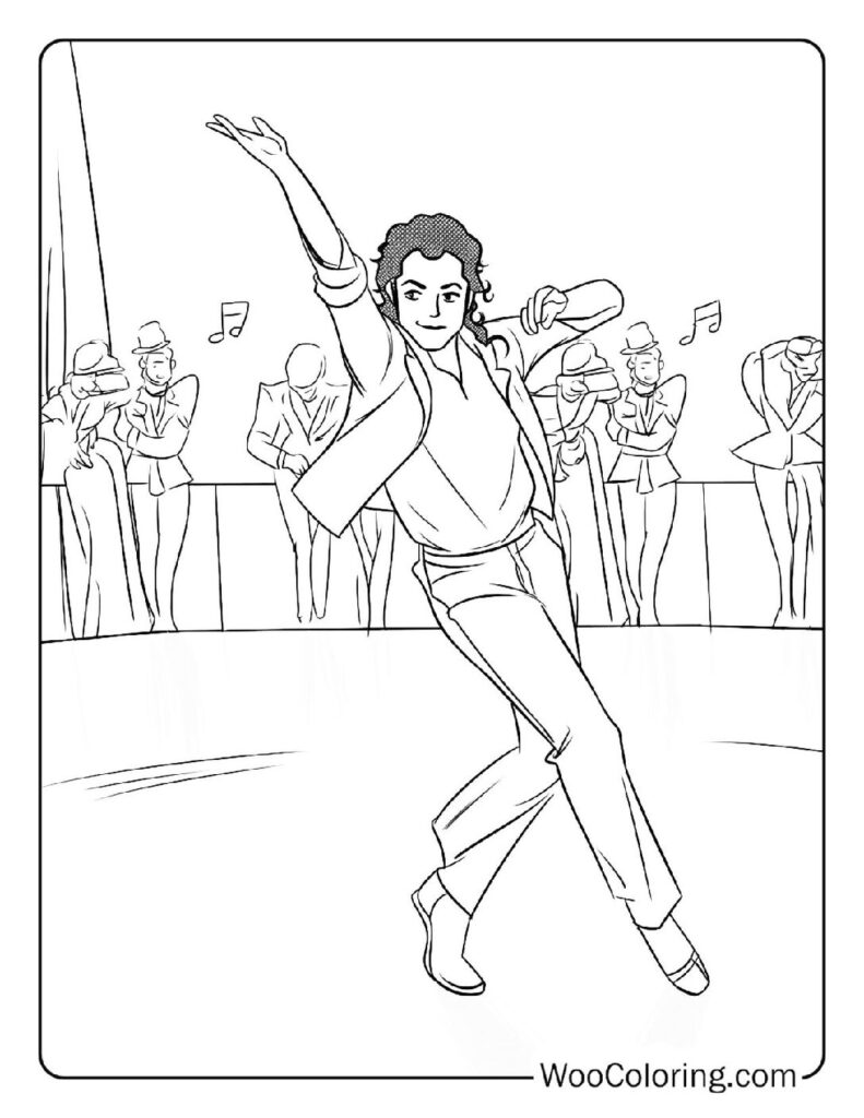 100  Michael Jackson coloring pages  Free PDF To Print  - 77