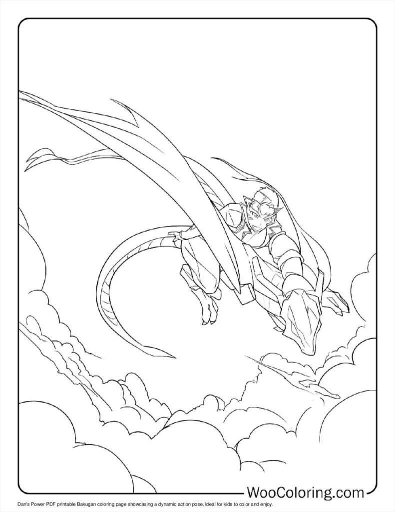 Dan's Power Coloring Page