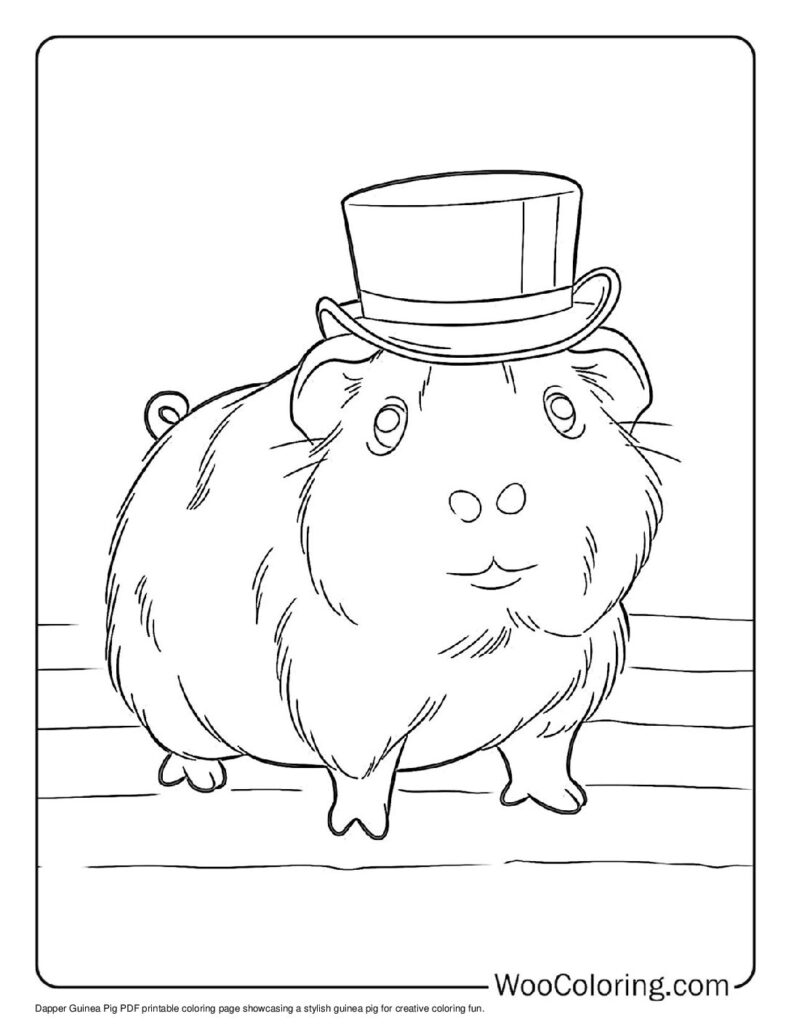 100 Guinea Pig coloring pages Free PDF To Print - 38