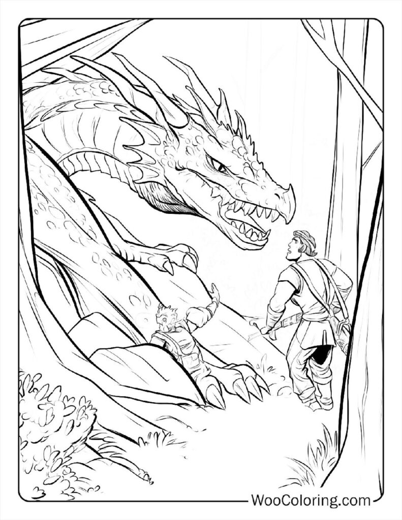 100 Dungeons Dragons coloring pages Free PDF To Print - 7