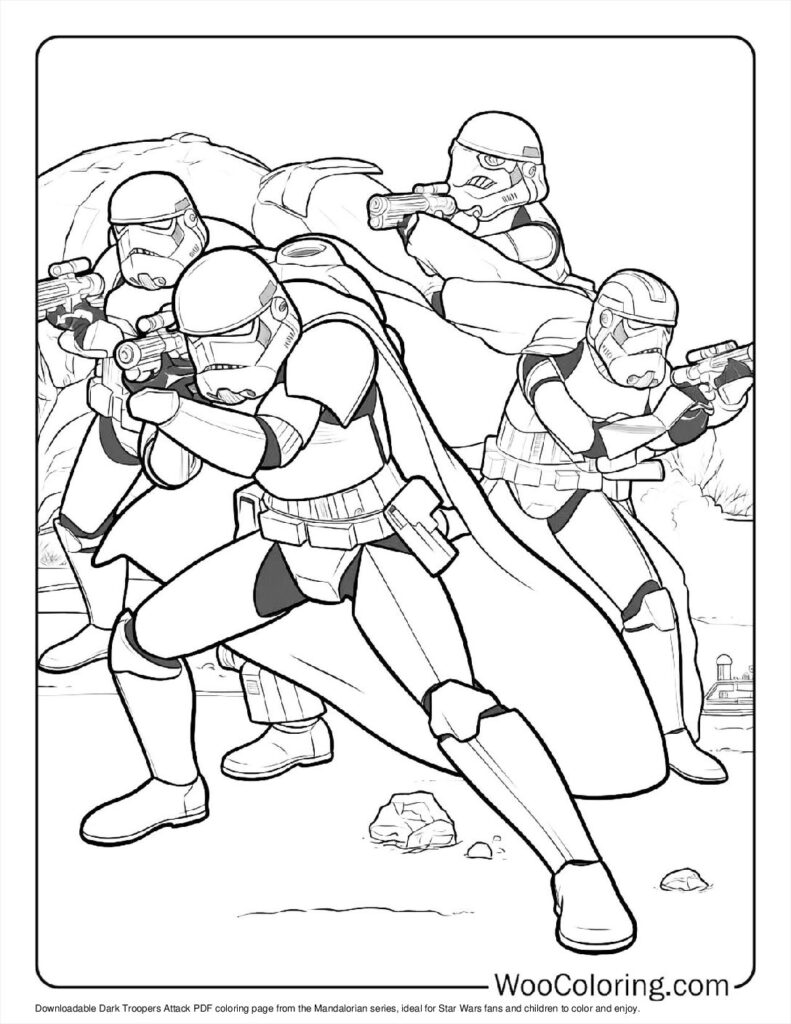 Dark Troopers Attack To Color