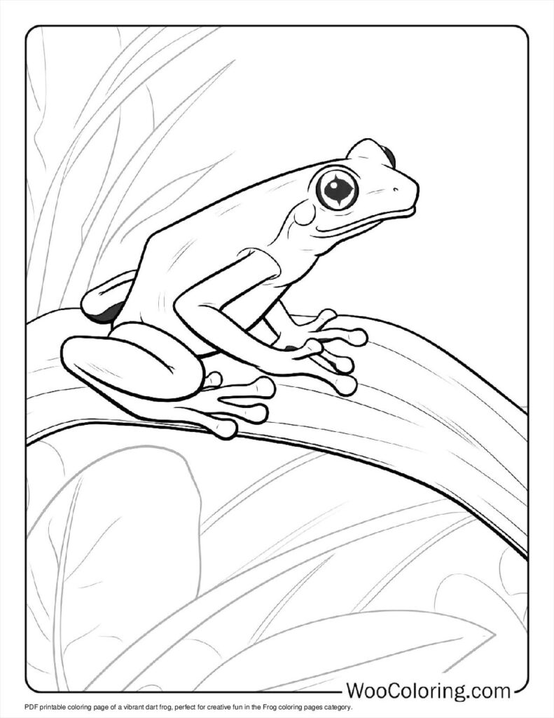 100  Frog coloring pages  Free PDF To Print  - 71