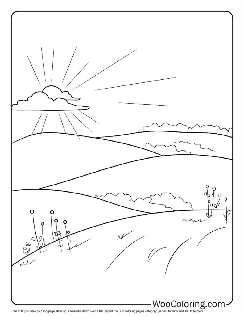 100  Sun coloring pages  Free PDF To Print  - 48