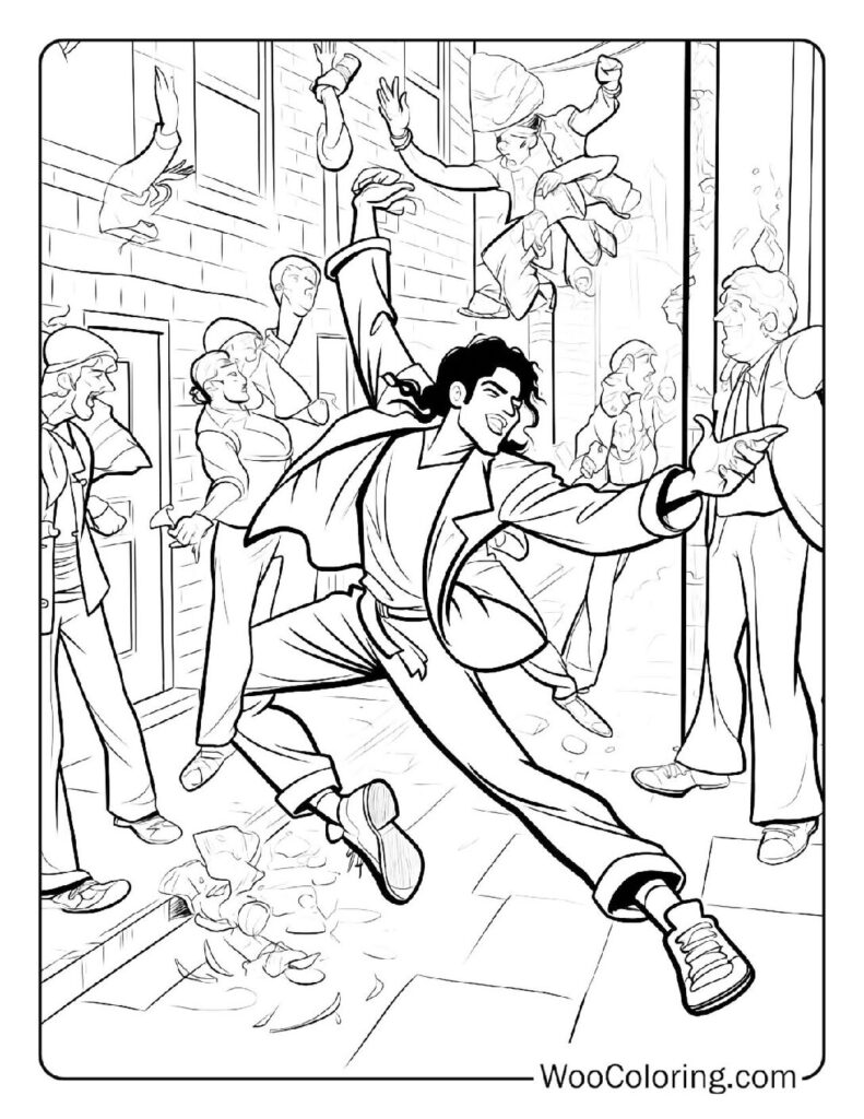 100  Michael Jackson coloring pages  Free PDF To Print  - 46