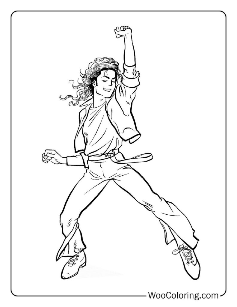 100  Michael Jackson coloring pages  Free PDF To Print  - 6