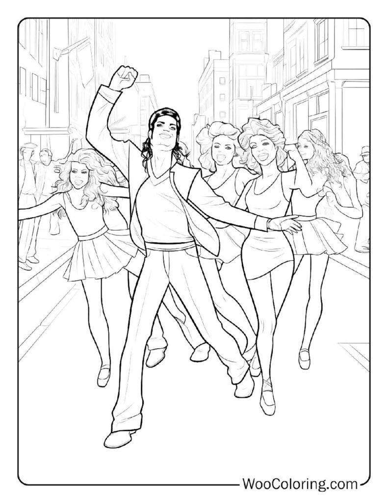 100  Michael Jackson coloring pages  Free PDF To Print  - 46