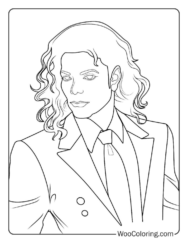 100  Michael Jackson coloring pages  Free PDF To Print  - 97