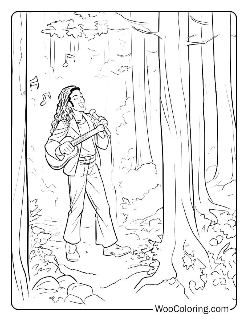 100  Michael Jackson coloring pages  Free PDF To Print  - 10