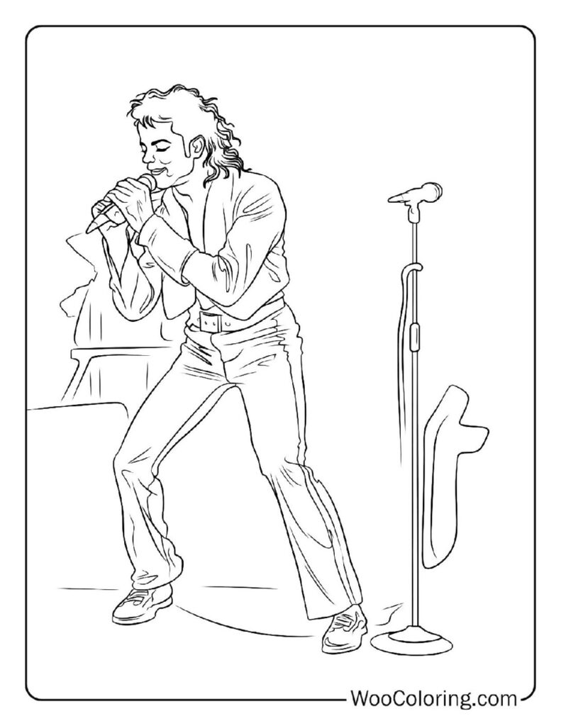 100  Michael Jackson coloring pages  Free PDF To Print  - 62