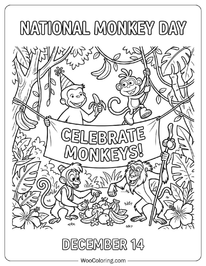 December 14 – National Monkey Day