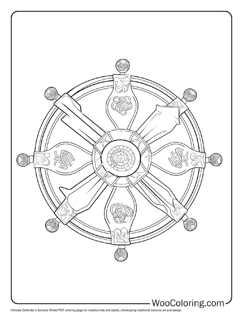 100  Samurai coloring pages  Free PDF To Print  - 87