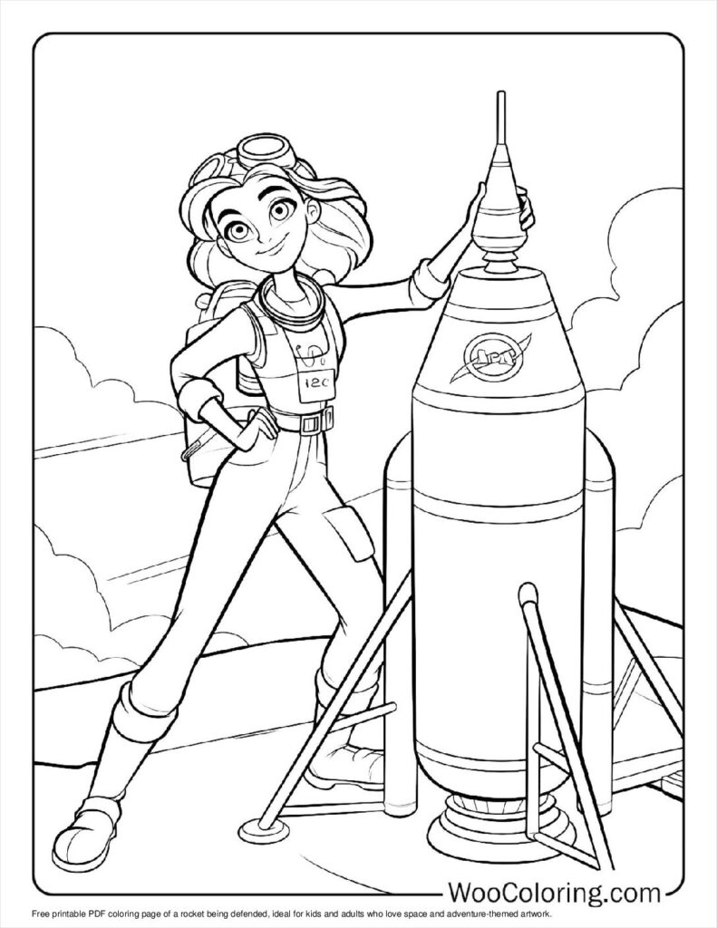 100  Rocket coloring pages  Free PDF To Print  - 66