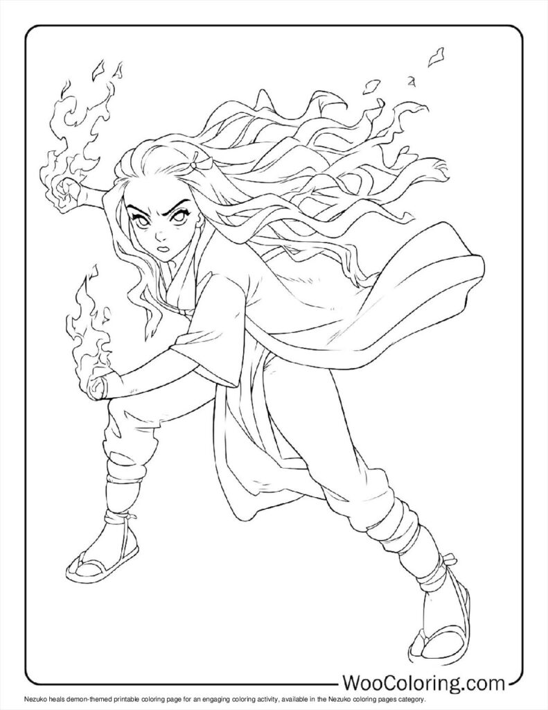 100  Nezuko coloring pages  Free PDF To Print  - 89