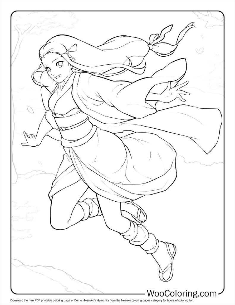 100  Nezuko coloring pages  Free PDF To Print  - 30