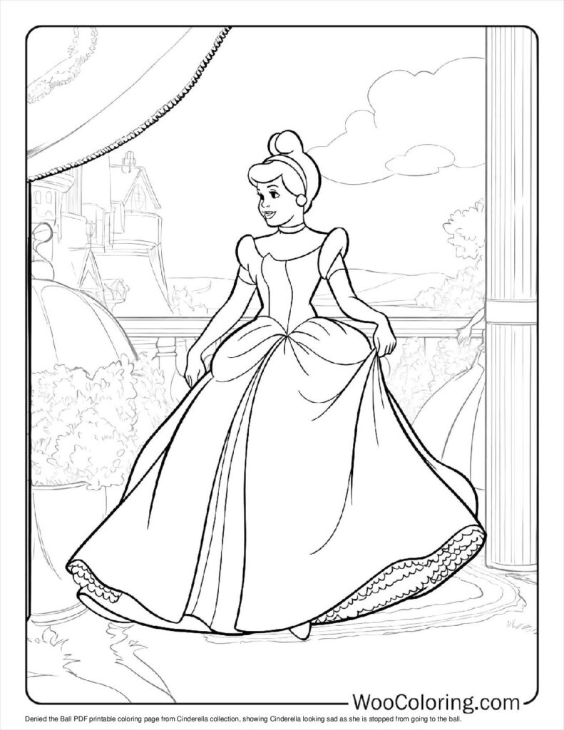 Denied the Ball Coloring Page