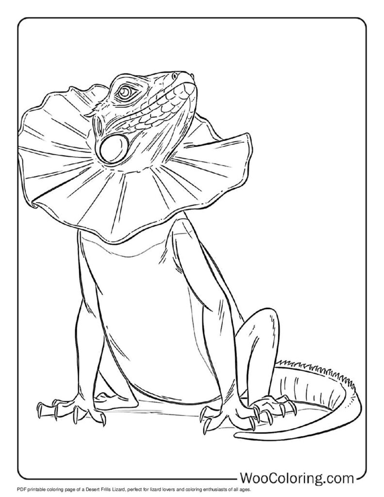 100  Lizard coloring pages  Free PDF To Print  - 3