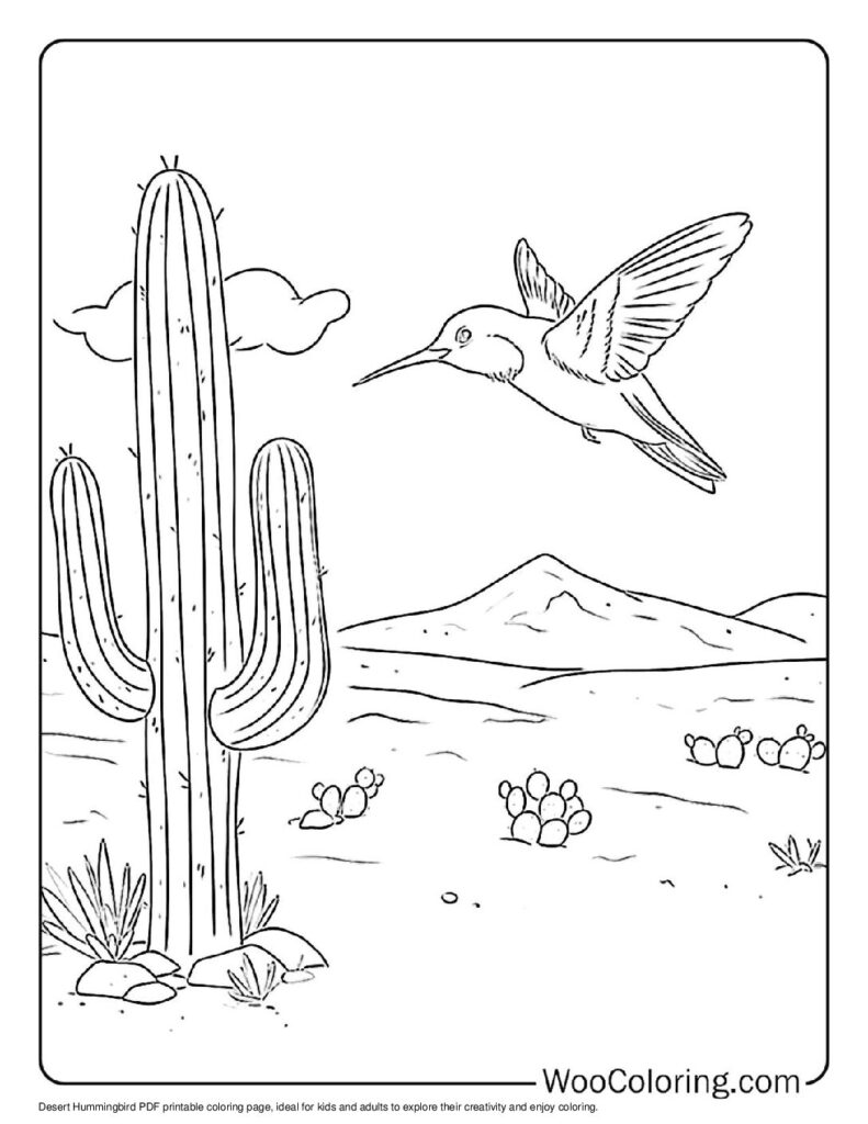 100 Hummingbird coloring pages Free PDF To Print - 81