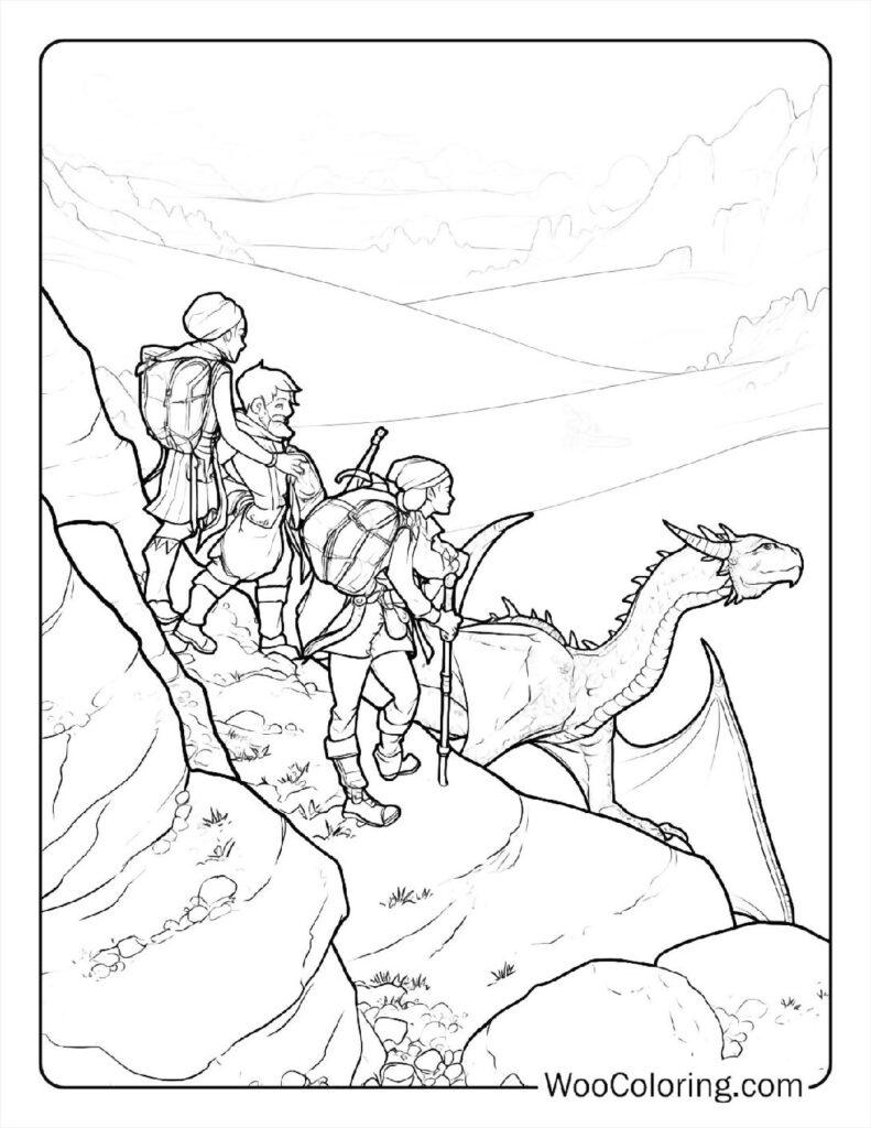 100 Dungeons Dragons coloring pages Free PDF To Print - 92